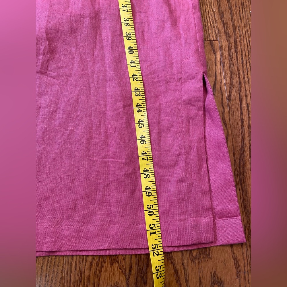 Casual Maxi Dress with Tie Waist - Dusty Rose - CAROL - Picture 9 of 13